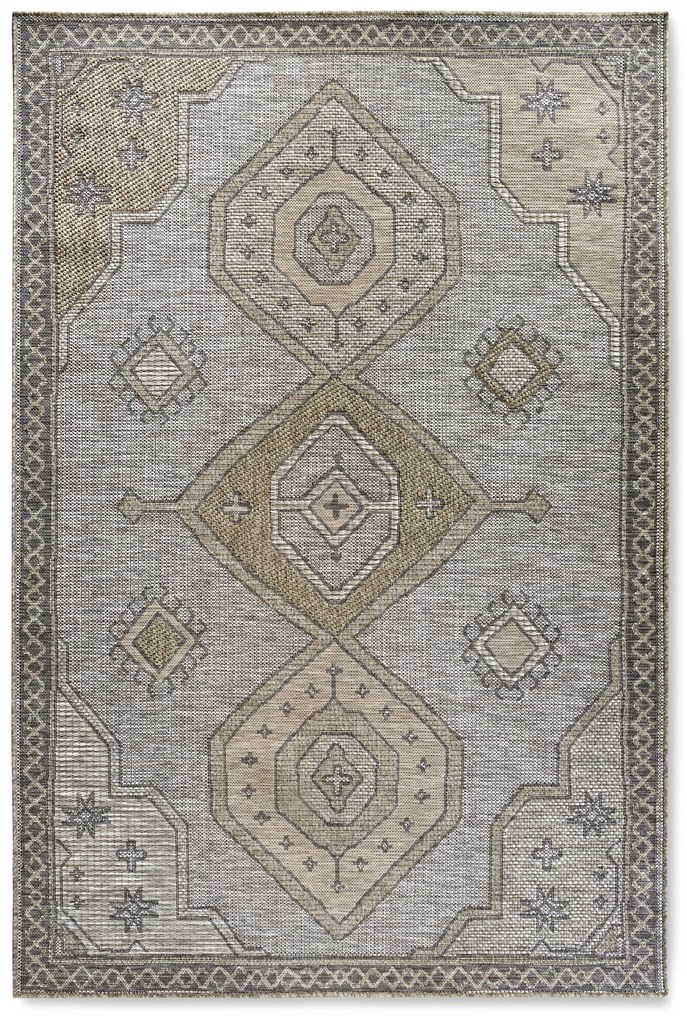 Villeroy & Boch, Kusový koberec Villeroy & Boch 106079 Brown – na von aj na doma, 190x290, hnedá, chodba / predsieň