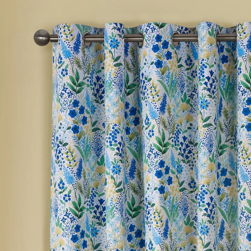 Zeleno-modré závesy v súprave 2 ks 168x229 cm Tilly Floral – Catherine Lansfield