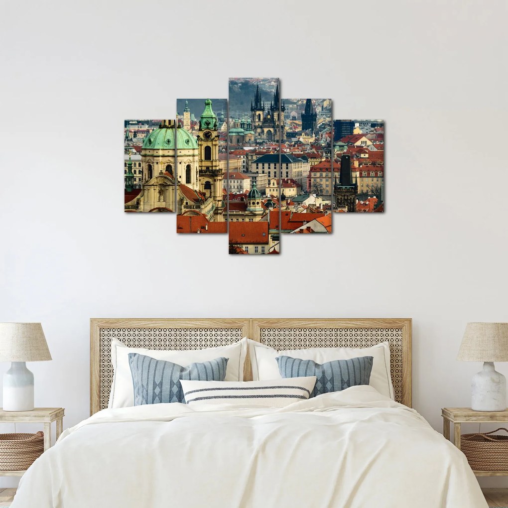 Obraz - Panorama Prahy (150x105 cm)