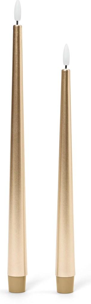 Dlhé sviečky s LED 2 ks