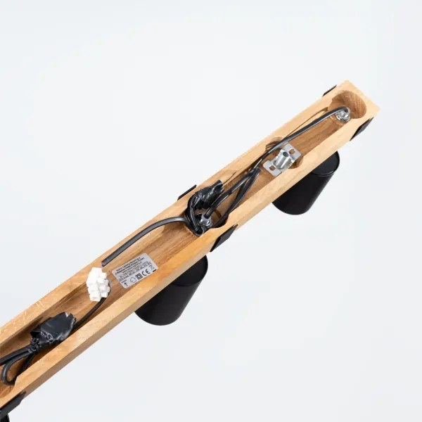 Sollux SL.1346 - Bodové svietidlo FAGER 4xGU10/10W/230V čierna