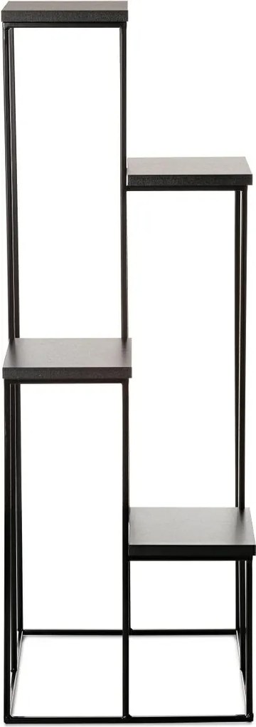 STOJAN NA KVETINÁČ KASKADA1 110X40X40 CM ČIERNA