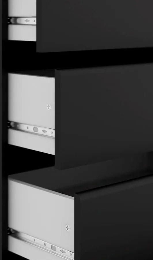 Komoda Simplicitous II čierna matná