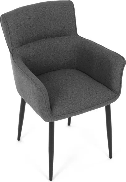 Jedálenská stolička sivá DCH-J2159 GREY2