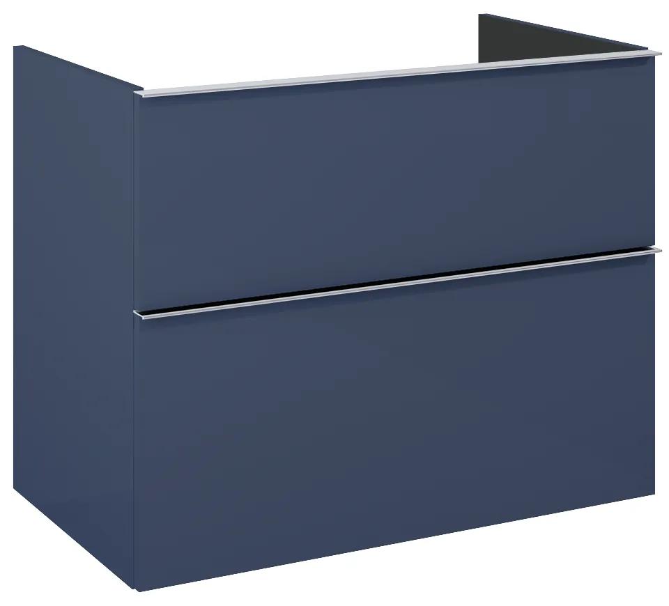 Elita Look, umývadlová skrinka 80x45x64 cm 2S PDW, modrá matná, ELT-168580