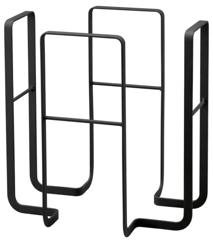 Čierny stojan na noviny YAMAZAKI Tower