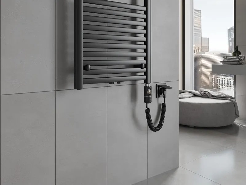 Mexen Hades, elektrické vykurovacie teleso 1500 x 600 mm, 900 W, čierna, W104-1500-600-2900-70