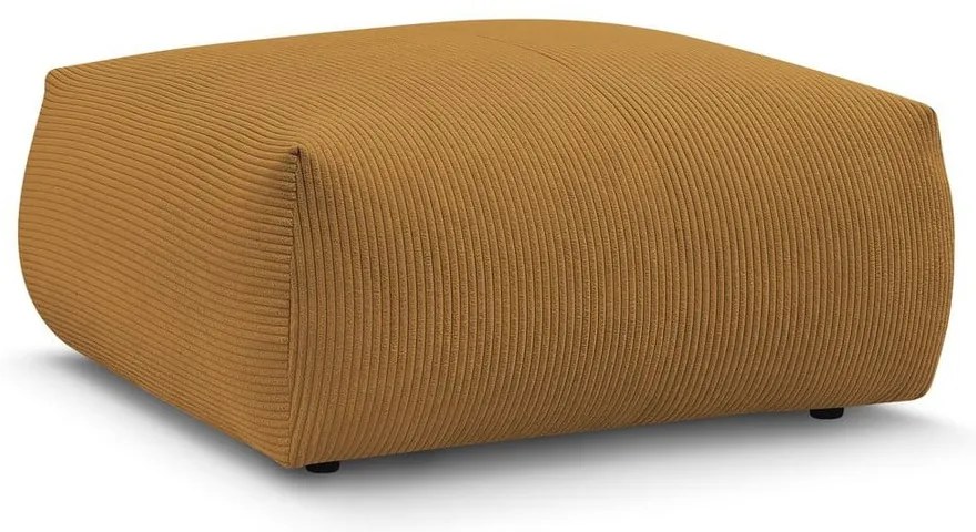 Žltá menčestrová podnožka Voltaire – Bobochic Paris