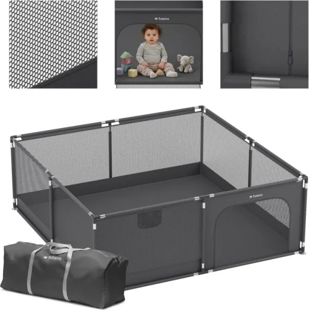 Detská ohrádka Cozy 28 grafitová