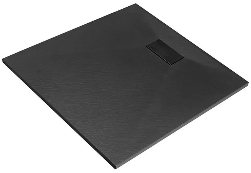 Vanička štvorcová Vexo 80x80 čierna