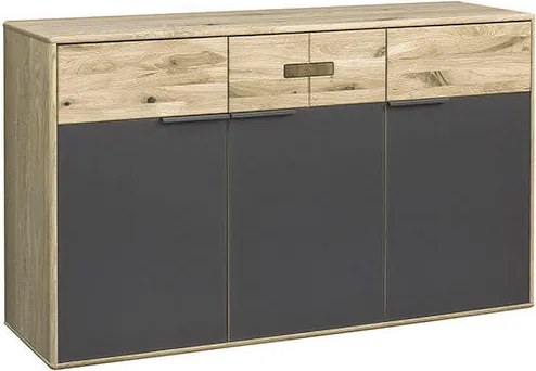XXXLutz KOMODA, dub, dub bianco, 149/89/44 cm Linea Natura - Komody - 000891001104