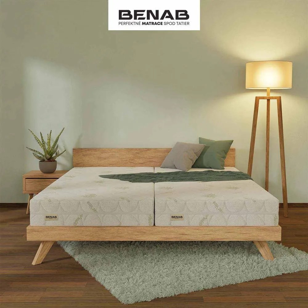 Tvrdý/stredne tvrdý penový obojstranný matrac 90x200 cm BonHarmony HR BIO - BENAB