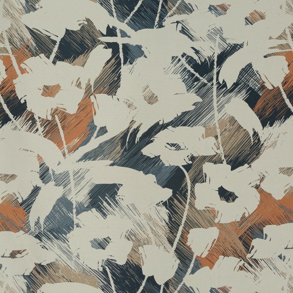 ZÁVES NA KRÚŽKOCH AMBRA 140X250 CM VZOROVANÁ