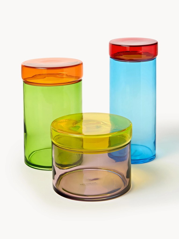 Ručne fúkané dózy Multi, 3 ks