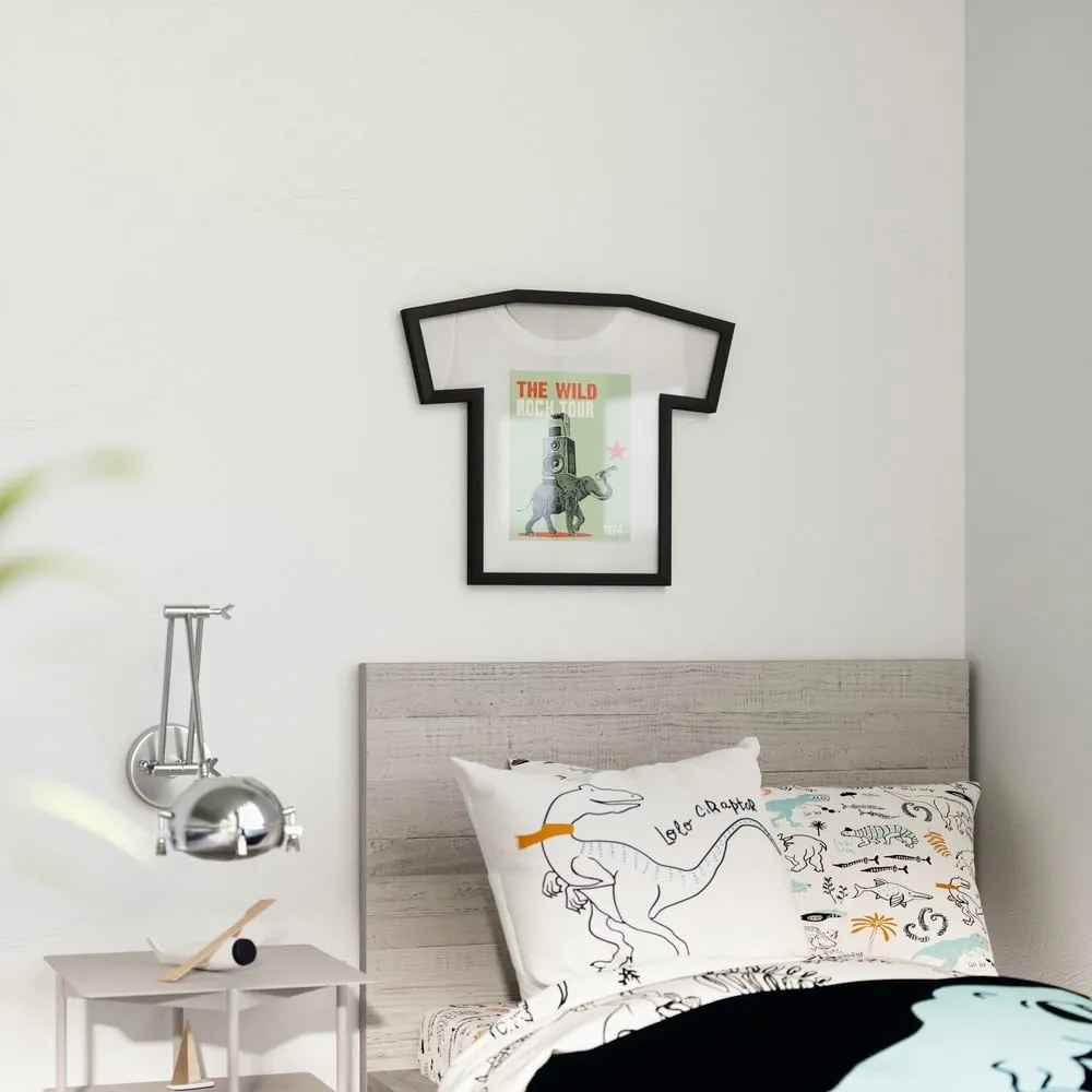 Čierny plastový rámček na stenu 50x54,5 cm T-Frame – Umbra
