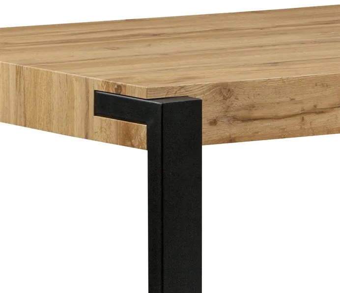 Autronic BONTEC Jedálenský stôl 140x88cm, mdf, divoký dub, HT-725 OAK Farba: Hnedá