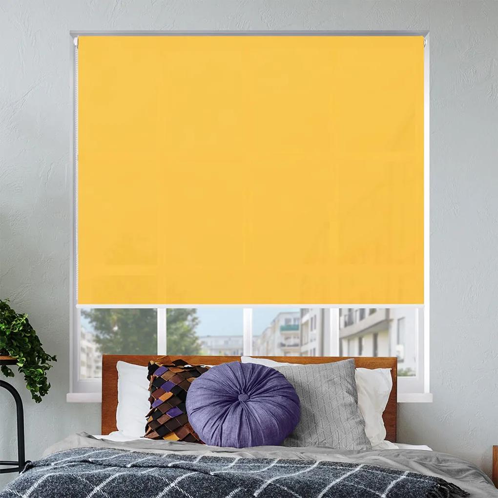 FOA Látková roleta, STANDARD, Sýto oranžová, LE 104 , 98 x 150 cm