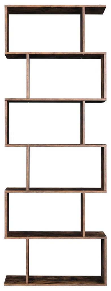 Drevená knižnica VASAGLE LBC61BX