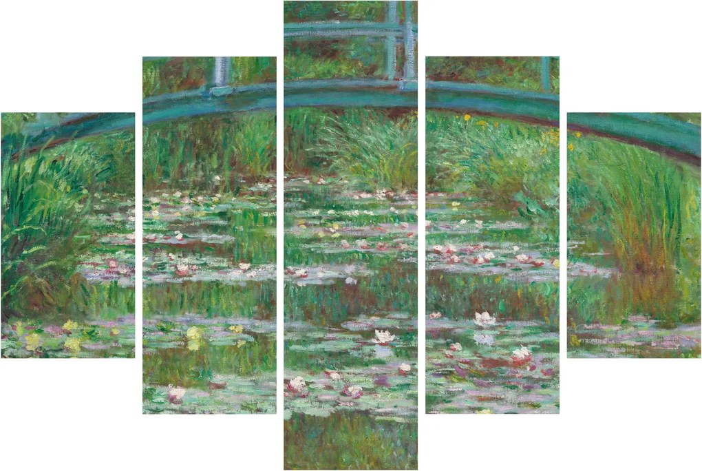 Obraz - Claude Monet, The Japanese Footbridge, reprodukcia (150x105 cm)