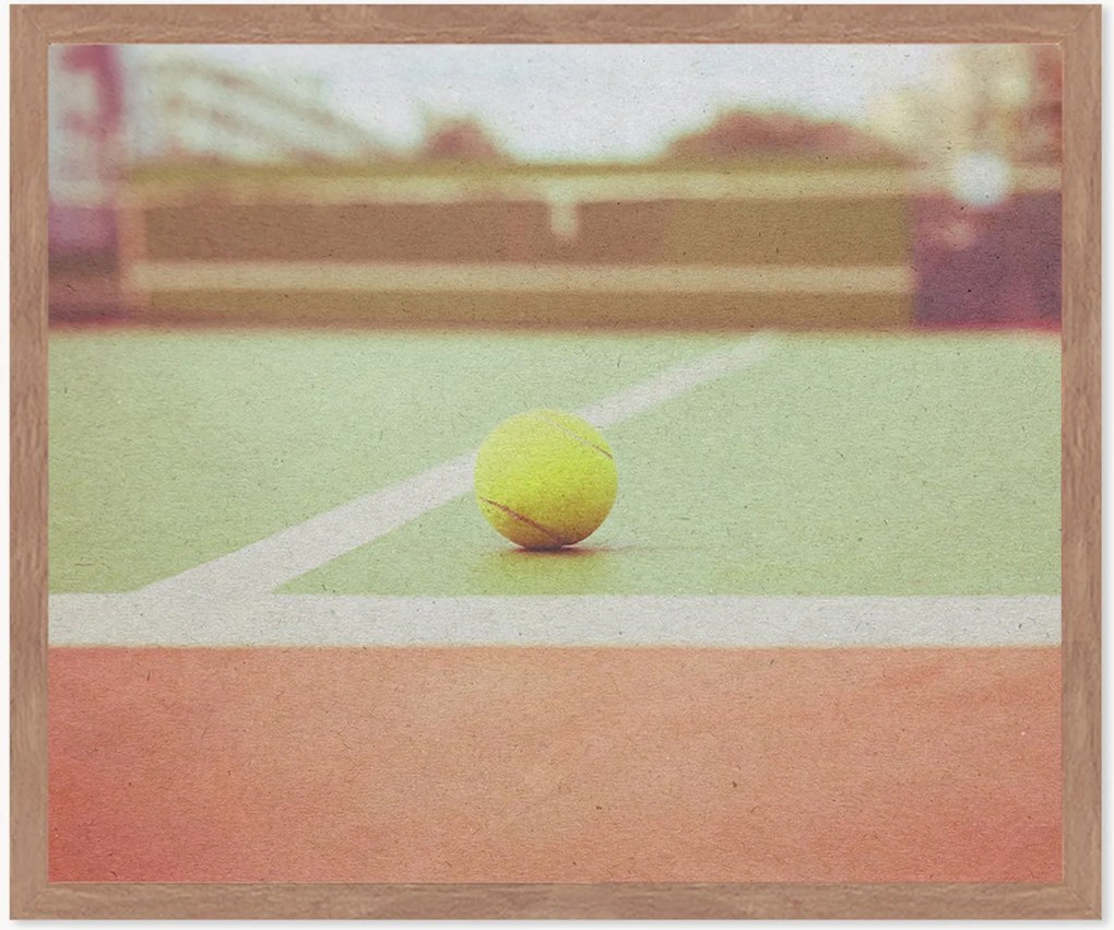 Fotografia v ráme Ball on Court, rôzne veľkosti