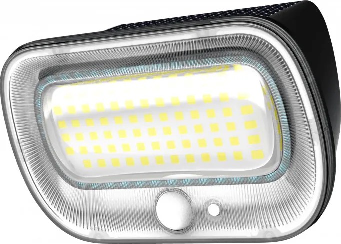 BERGE Solárne fasádne svietidlo s pohybovým senzorom IP54