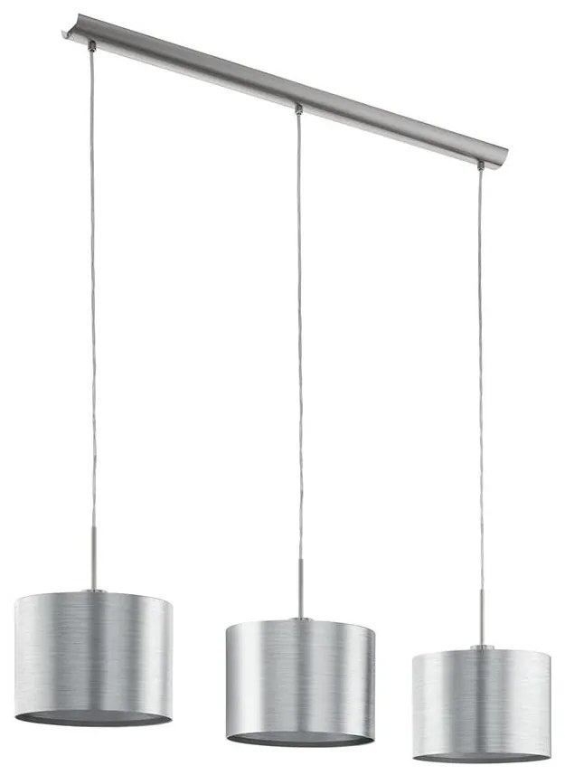 Eglo 39353 - Závesné svietidlo SAGANTO 3xE27/60W/230V