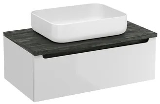 Kúpeľňová skrinka pod umývadlo Naturel Stilla 80x30x45 cm biela STILLAD08005DC, 1 ks