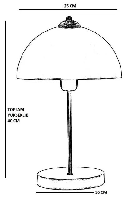 Stolová lampa v zlatej farbe s kovovým tienidlom (výška 40 cm) Lungo – Opviq lights