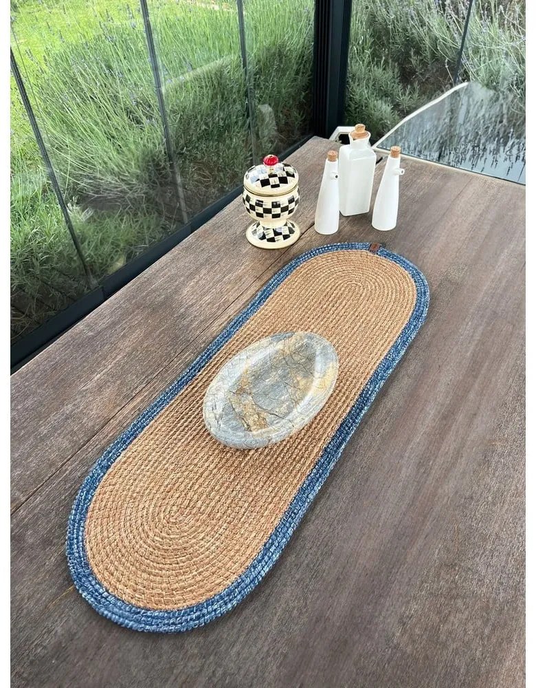 Jutový behúň na stôl 35x100 cm Wicker – Mila Home Luxury