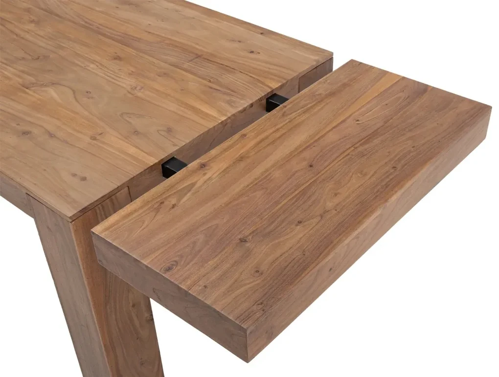 furniture-nabytek.cz - Jídelní stůl Osbon 146x90 s přídavnýma deskama Akazie
