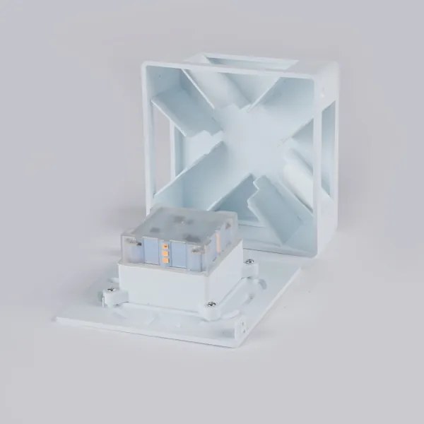BRILAGI - LED Vonkajšie nástenné svietidlo QUADRAY LED/6W/230V biele IP54