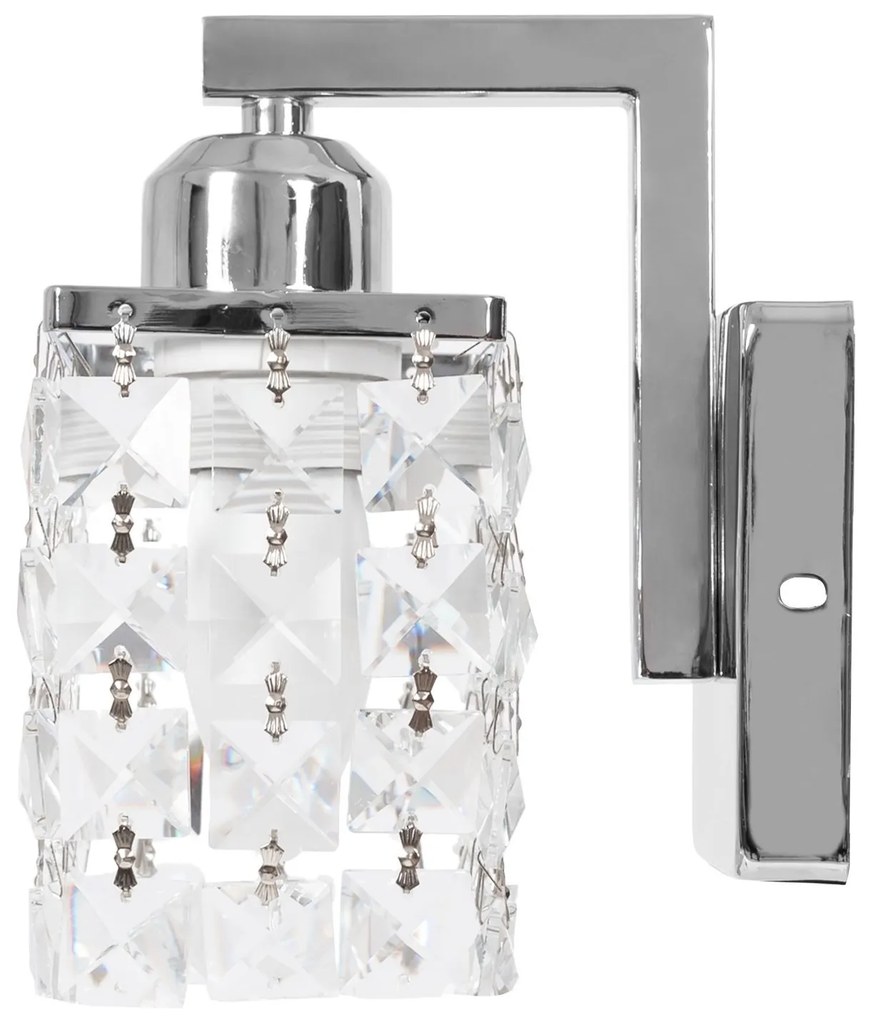 Nástenná lampa Crystal APP543-1W chróm
