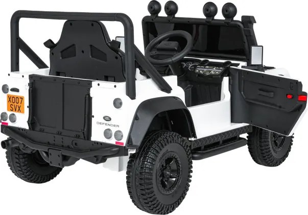 Elektrické autíčko Land Rover Defender 110 SVX biele