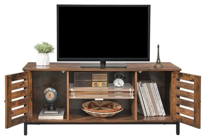 VASAGLE TV skrinka s 2 skrinkami a 2 policami LTV43BX