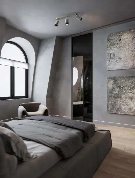 LED nikel designové stropné svietidlo Ison 3
