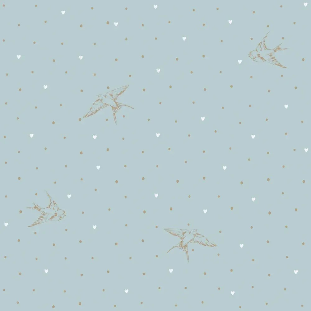 Tapeta modrej lastovičky 280×50 cm