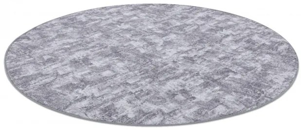 Koberec kruh SOLID sivý 90 BETON