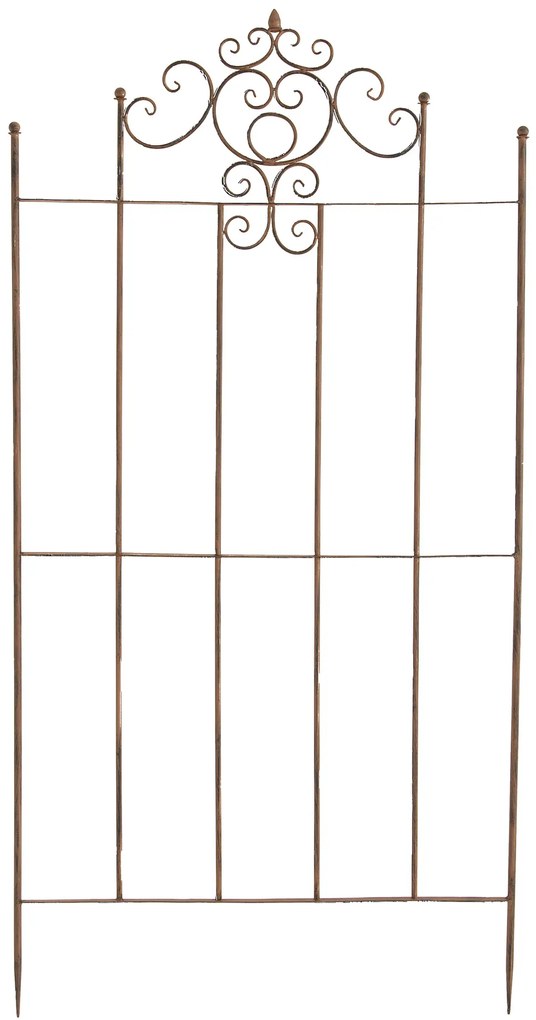 Mriežka na popínavé rastliny Paula - 180 x 85,5 cm - Hnedá antik