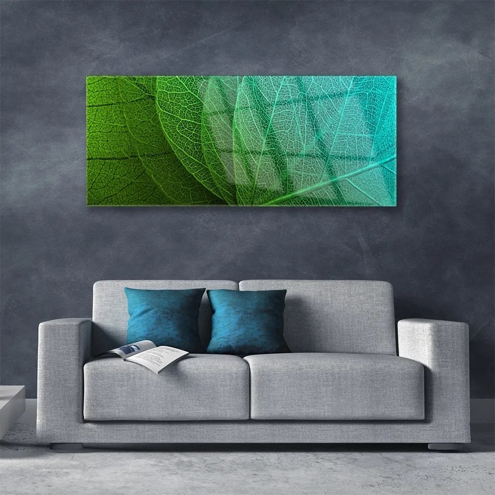 Obraz na akrylátovom skle Abstrakcie listy rastlina 125x50 cm