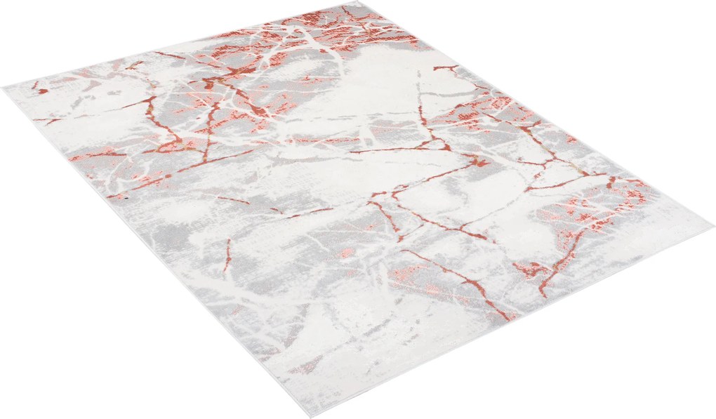 TA Koberec R216A L_GRAY/SALMON PORTLAND Rozmer: 300x400 cm