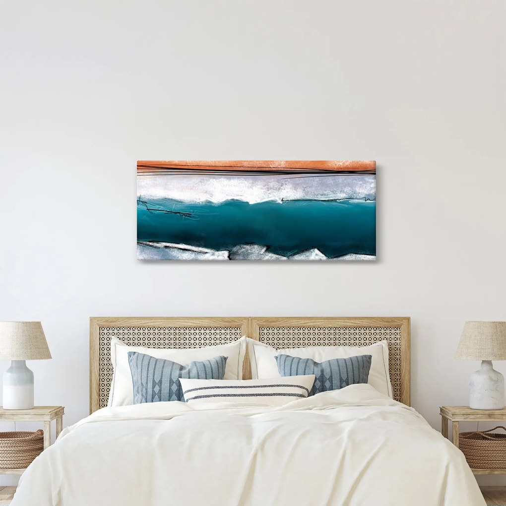 Obraz - Abstrakcia (120x50 cm)