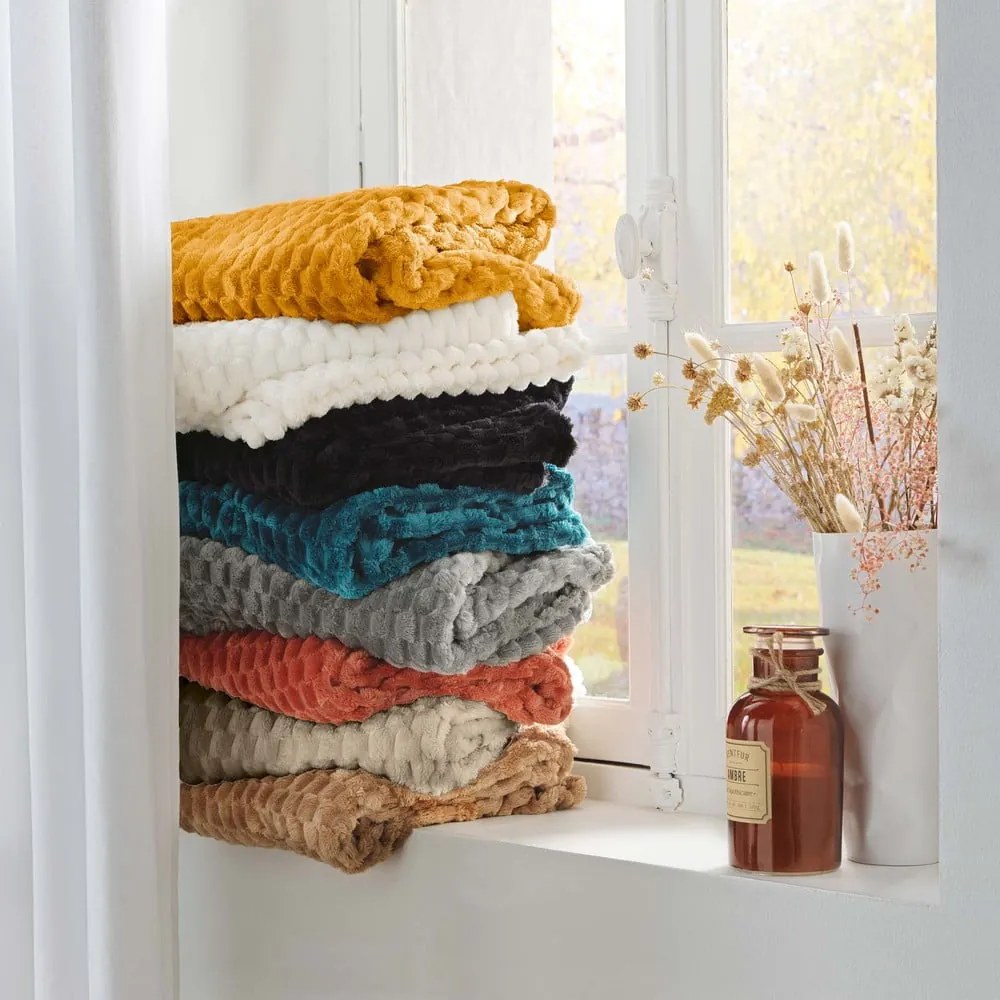 Sivá deka z mikroflanelu 125x150 cm Mini Frosty – douceur d'intérieur