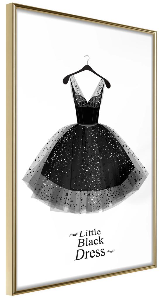 Artgeist Plagát - Little Black Dress [Poster] Veľkosť: 30x45, Verzia: Čierny rám