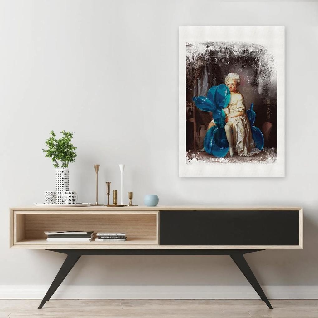 Gario Obraz na plátne Dievča na nafukovacom koni - Jose Luis Guerrero Rozmery: 40 x 60 cm