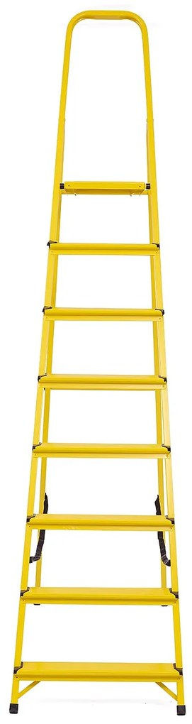 Elkop Oceľový rebrík žltý, 8 priečok