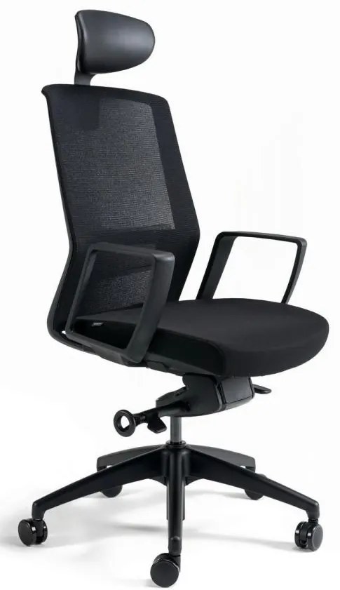BESTUHL Kancelárska stolička J17 BLACK SP čierna