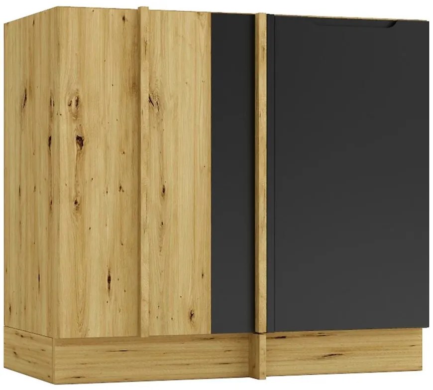 Kuchynská skrinka Cosmo Isabel Dnp P/L  Mocca Grey/Dub Artisan