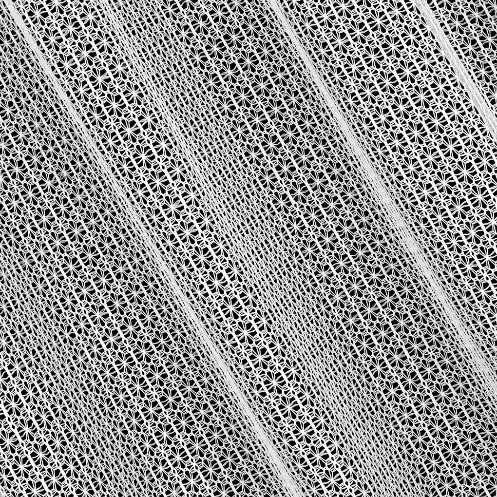 ZÁVES NA KRÚŽKOCH LARA 140X250 CM BIELA