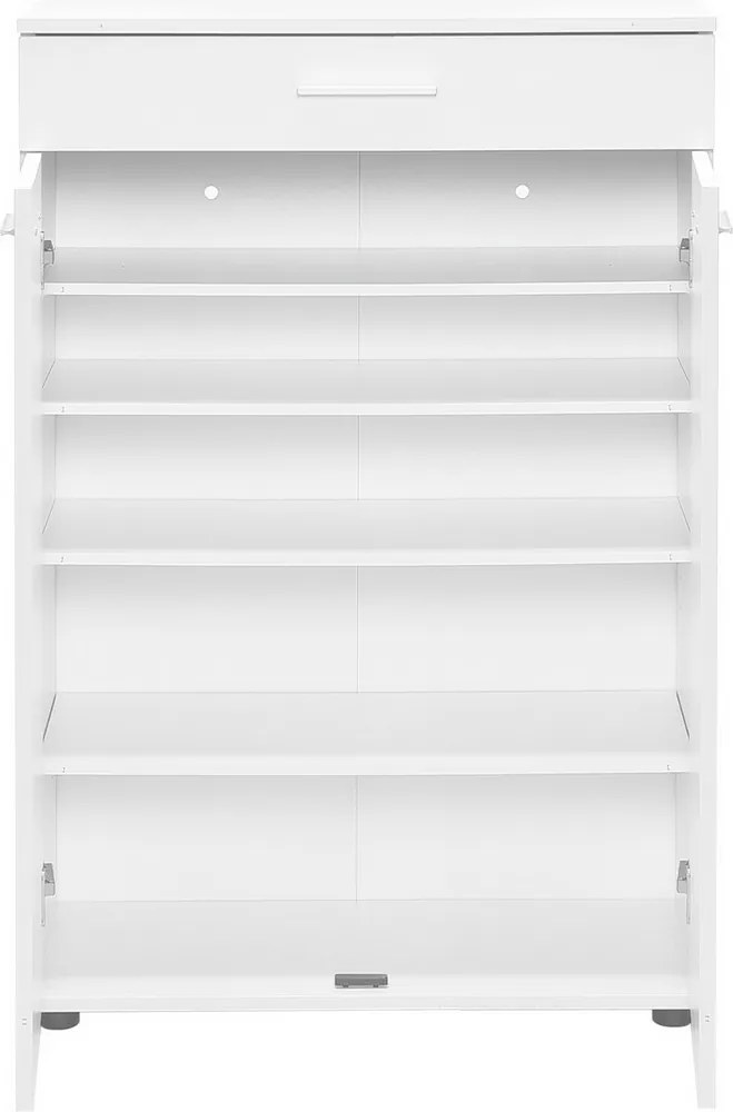 Skrinka na topánky Adra White