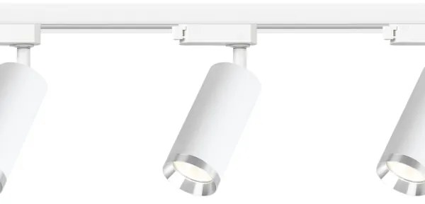 Bodové svietidlo v lištovom systéme MICA 3xGU10/10W/230V biele/matný chróm